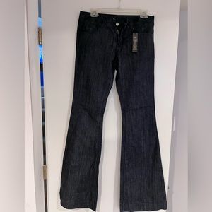 Victoria’s Secret New London Jean flare dark rinse Sz 6 NWT